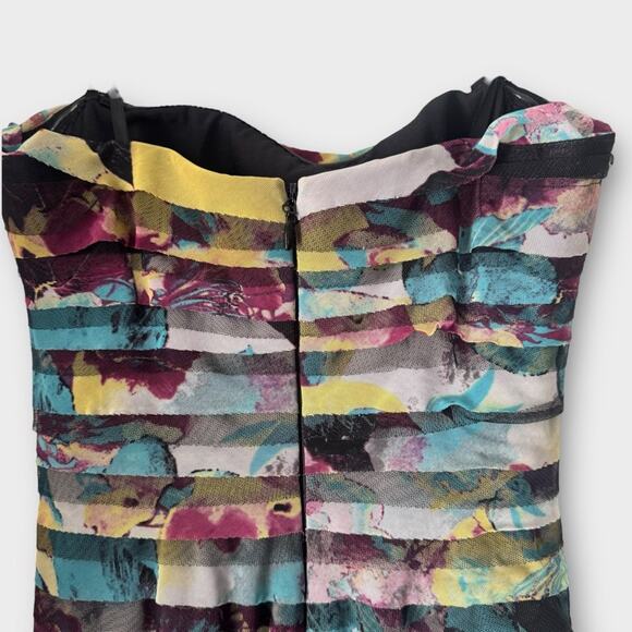 BCBGMAXAZRIA “Dharma” fittted sleeveless formal maxi dress, size 0 - Picture 7 of 9